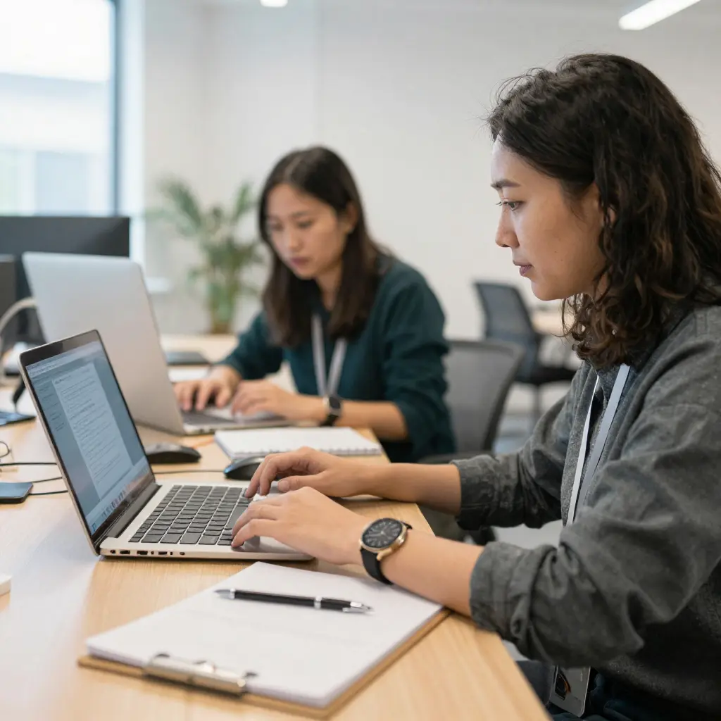 Teamet jobber med digital innholdsstrategi