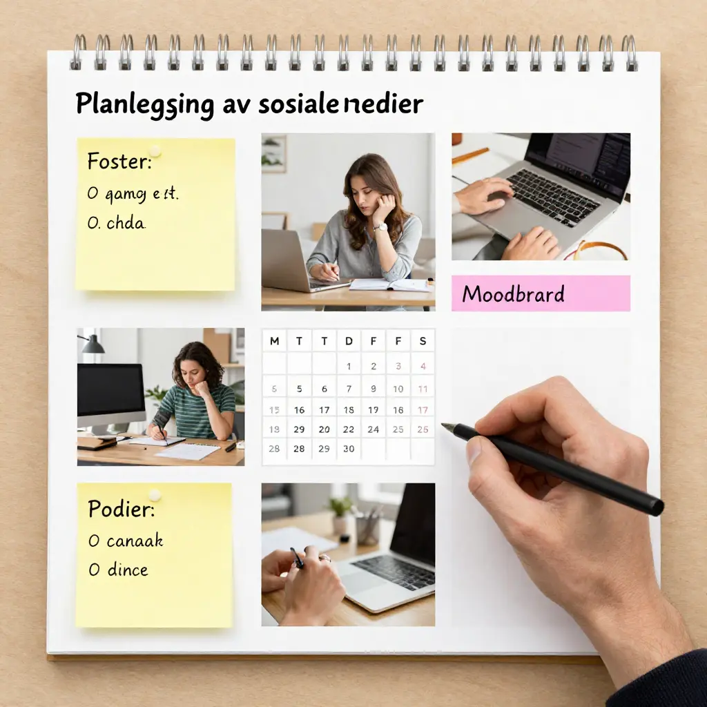 Planlegging av innholdsstrategi for sosiale medier